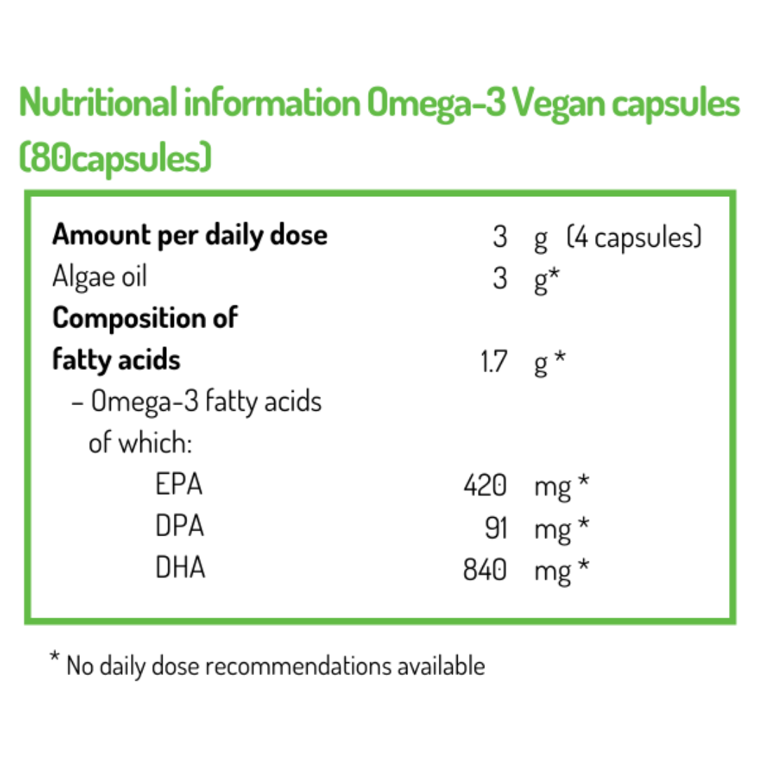 Norsan Omega-3 Vegan Capsules 80caps